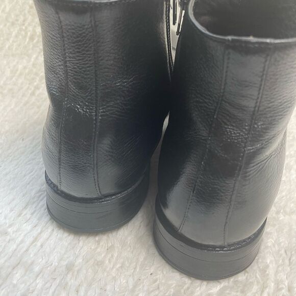 Flag LTD Men\'s Leather black Dress Ankle Boots Side zipper . Leather lining SZ12 main image 8